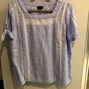 Talbots beautiful blue top